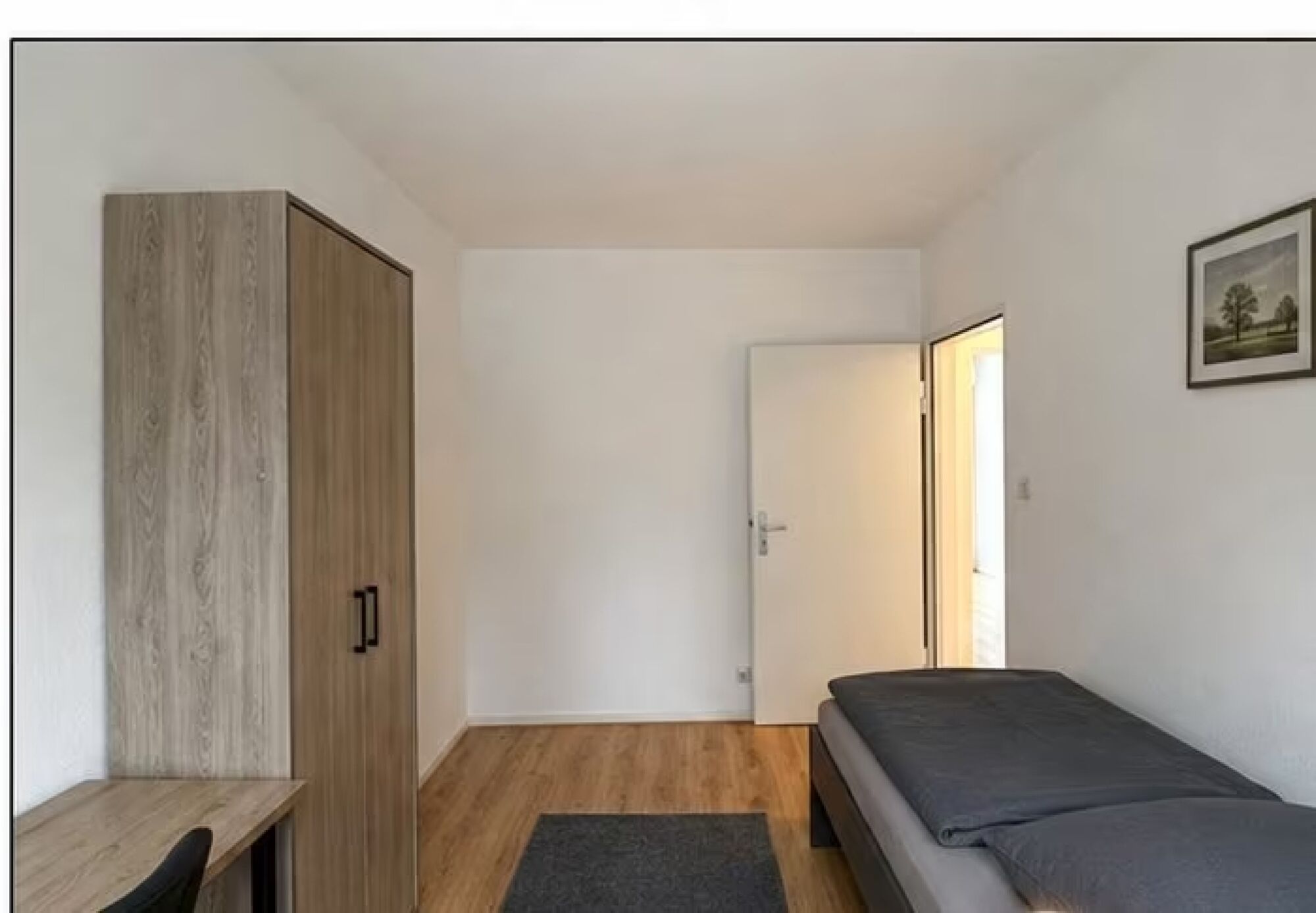 1. Schlafzimmer als Einzel- oder Doppelzimmer