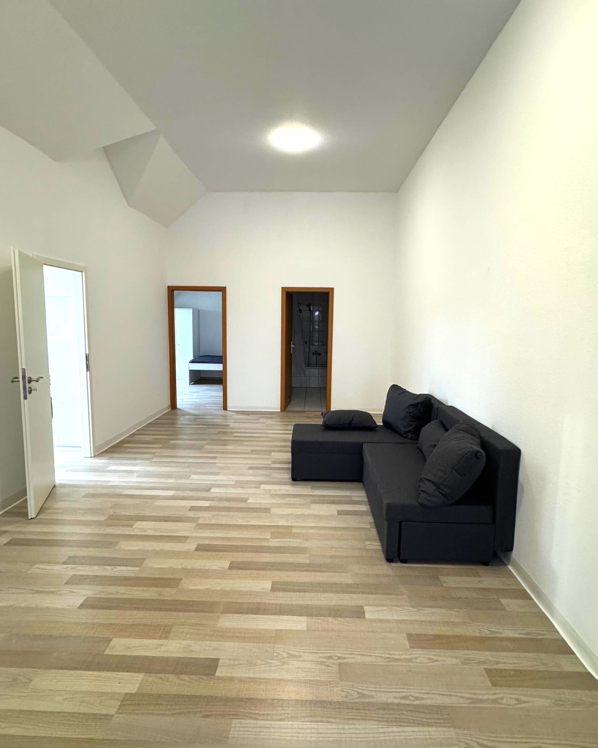 Sofa im Wohnzimmer auch zum Schlafen