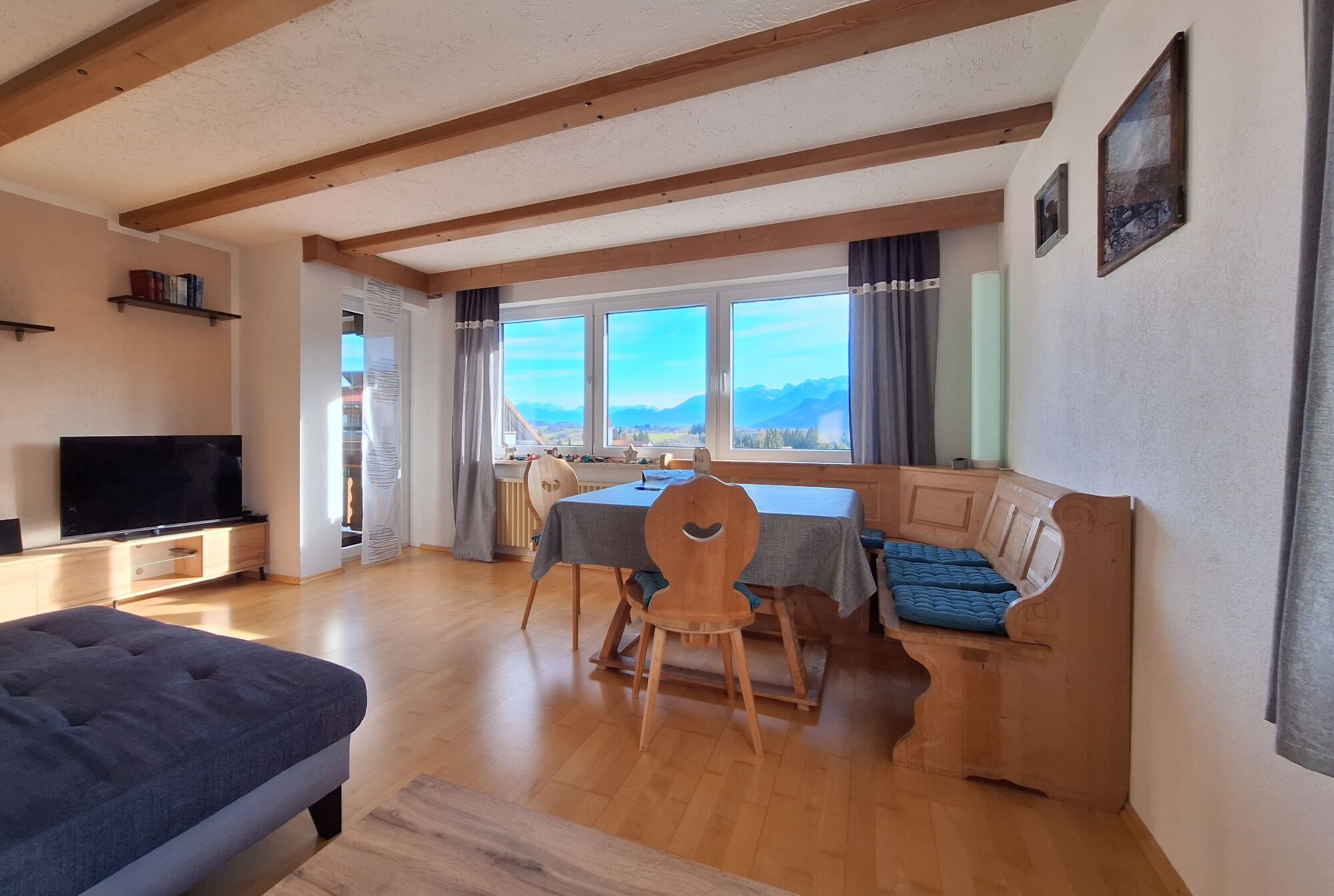 Bergpanorama im Wohnzimmer