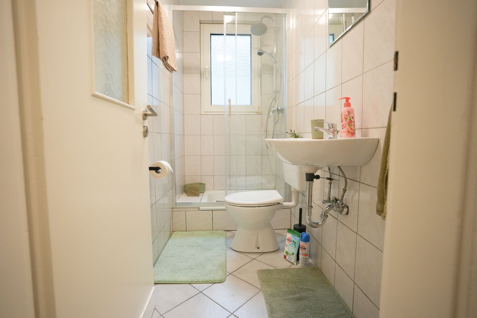 Badezimmer mit großer Dusche