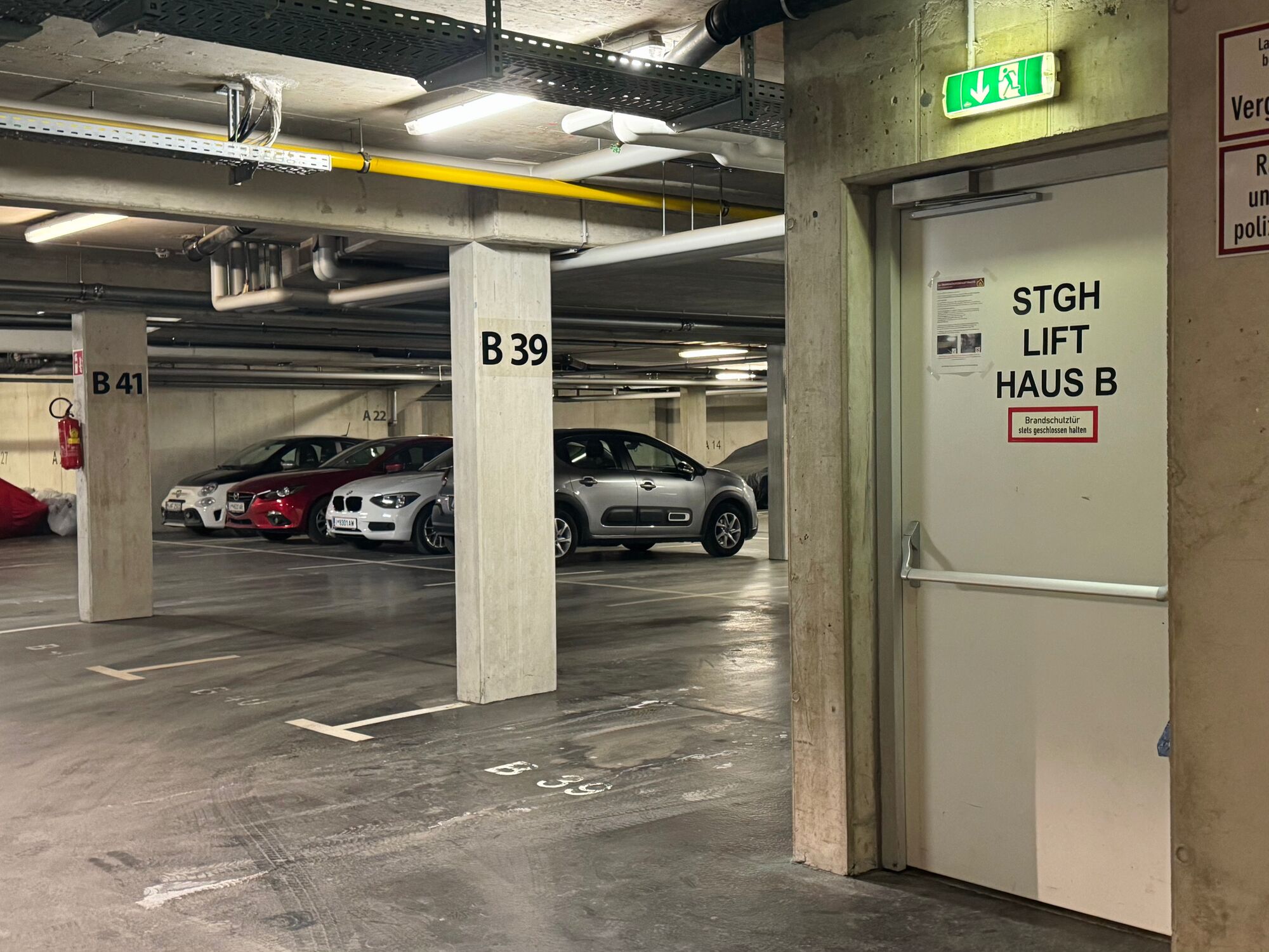 Tiefgaragenparkplatz