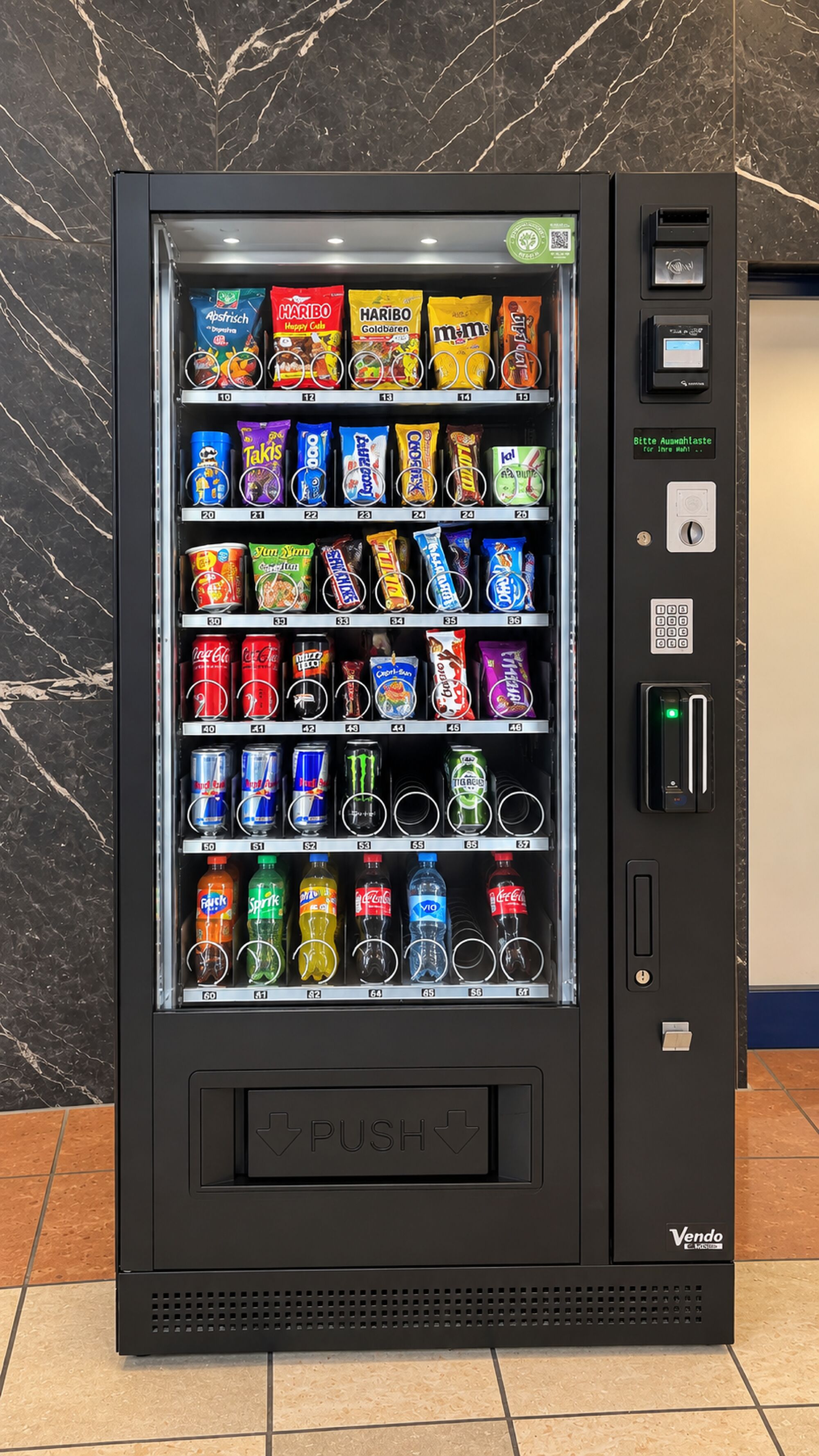24/7 Snacks im Foyer