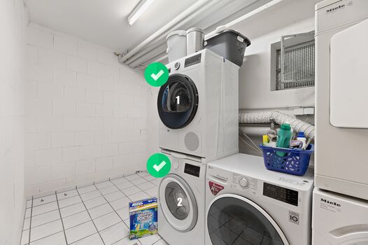 Waschmaschinen & Trockner in allen Häusern