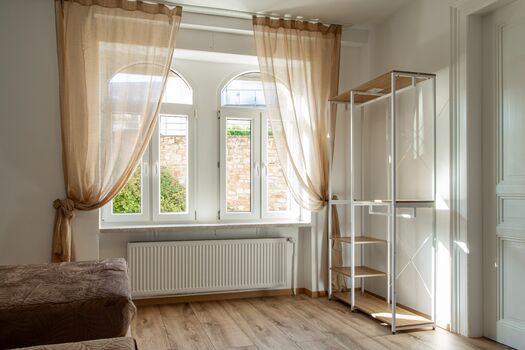 Ausblick aus dem großen Schlafzimmer