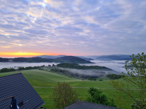 Blick aus dem Schlafzimmer
