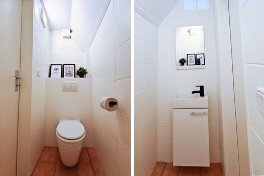 Badezimmer 2 mit Toilette.