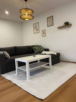 2-SZ, Balkon und Küche am Flughafen-Hahn Bild 3