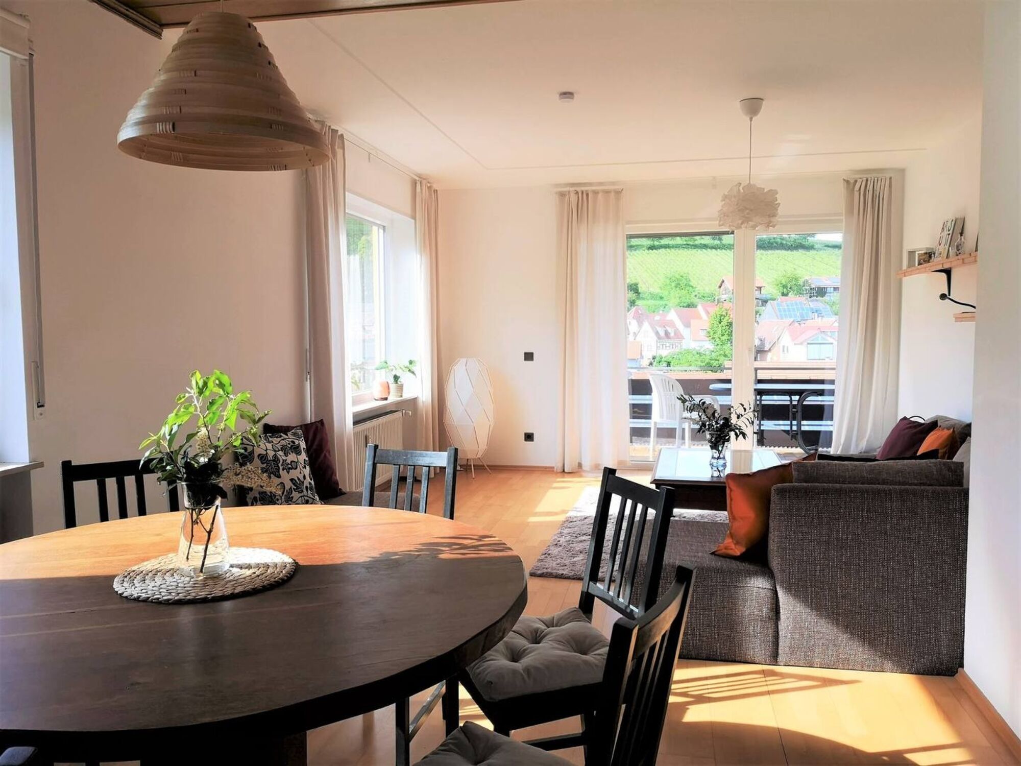 Wohnzimmer Burgpanorama 
