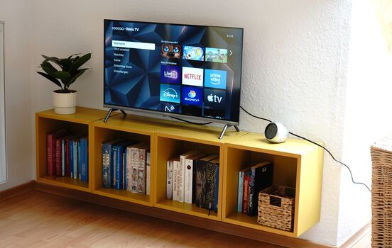 Satellit TV und Smart TV / Weinbergblick 3 BR/2 BA 