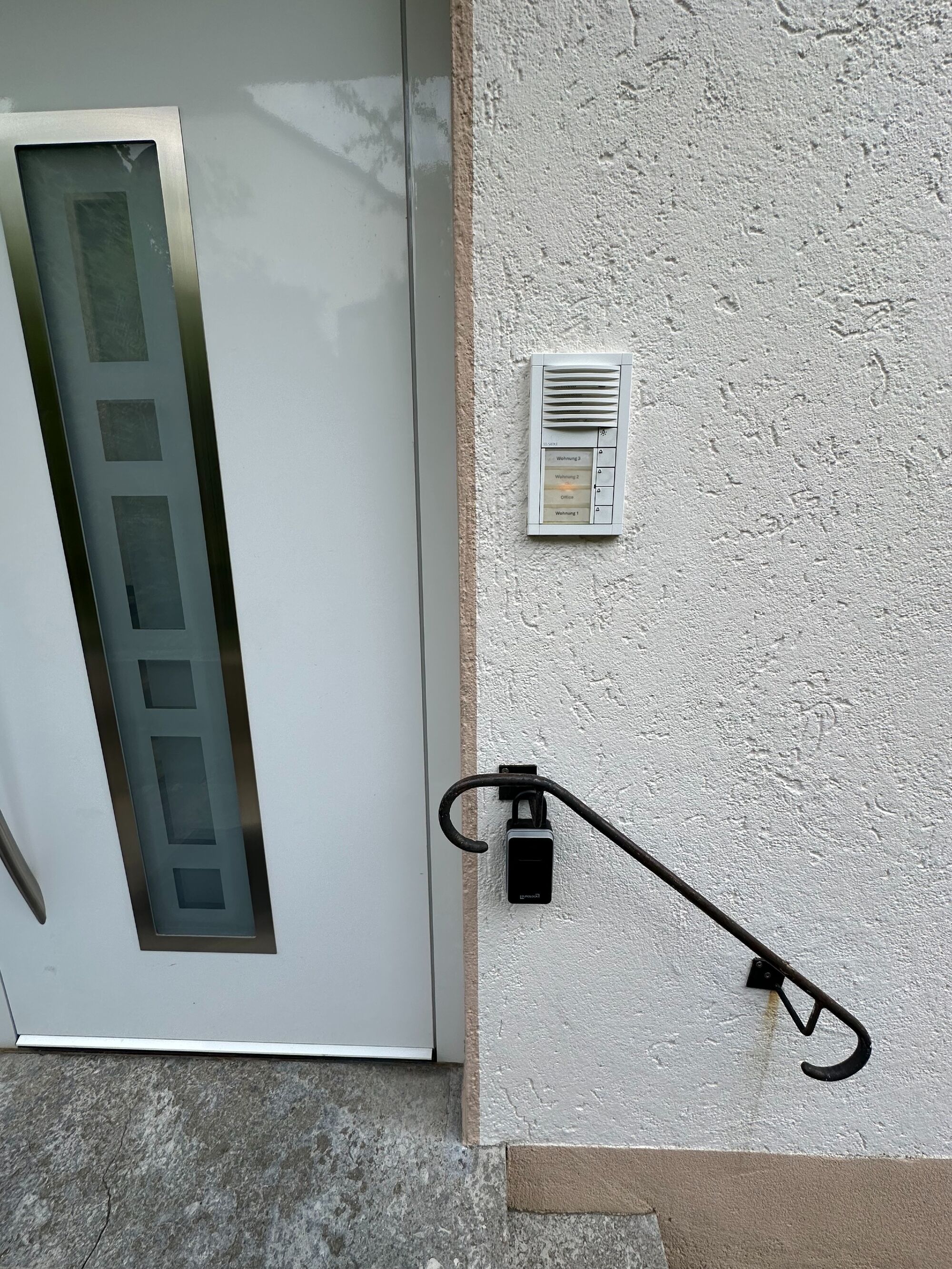 Eingang Schlüsselbox