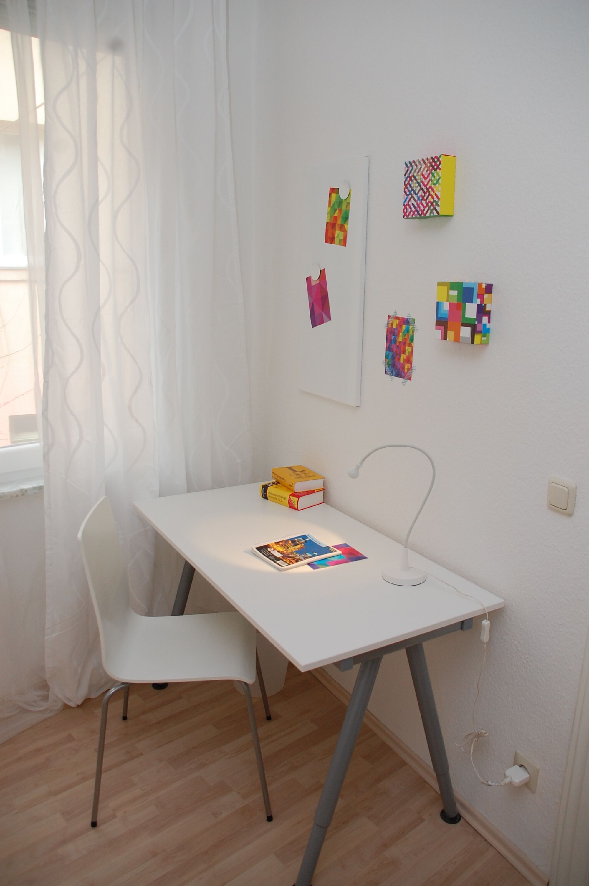 Arbeitsplatz im Schlafzimmer