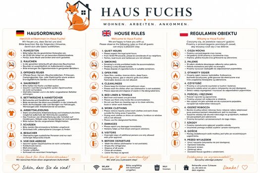 Hausordnung * Houserules