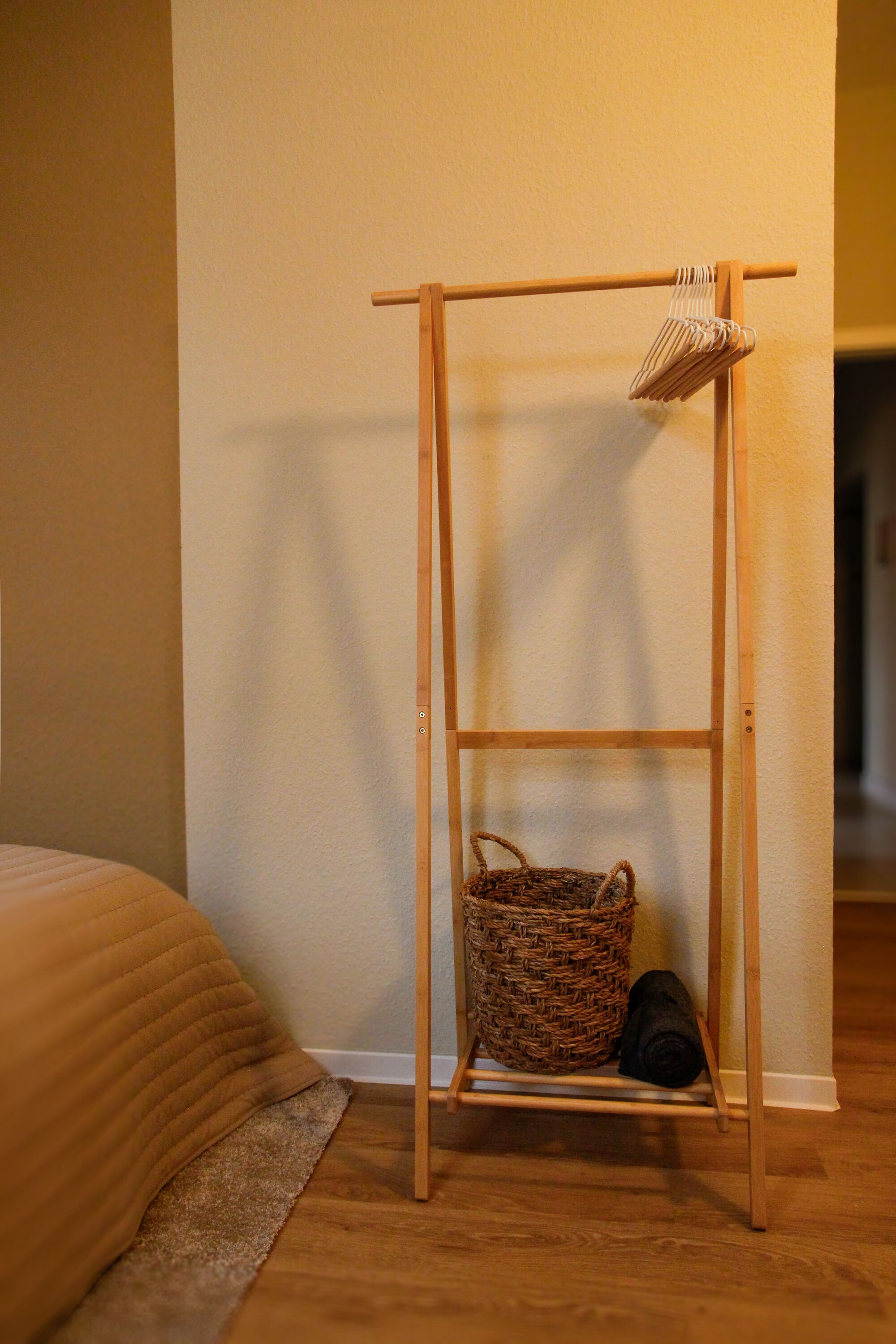 Schlafzimmer Monteurzimmer Unterkunft Wohnung Dresden