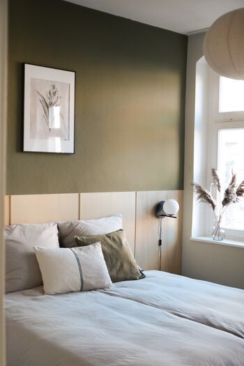 Schlafzimmer Monteurzimmer Unterkunft Wohnung Dresden