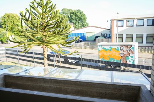 Lkw-Parkplätze-Vor der Unterkunft