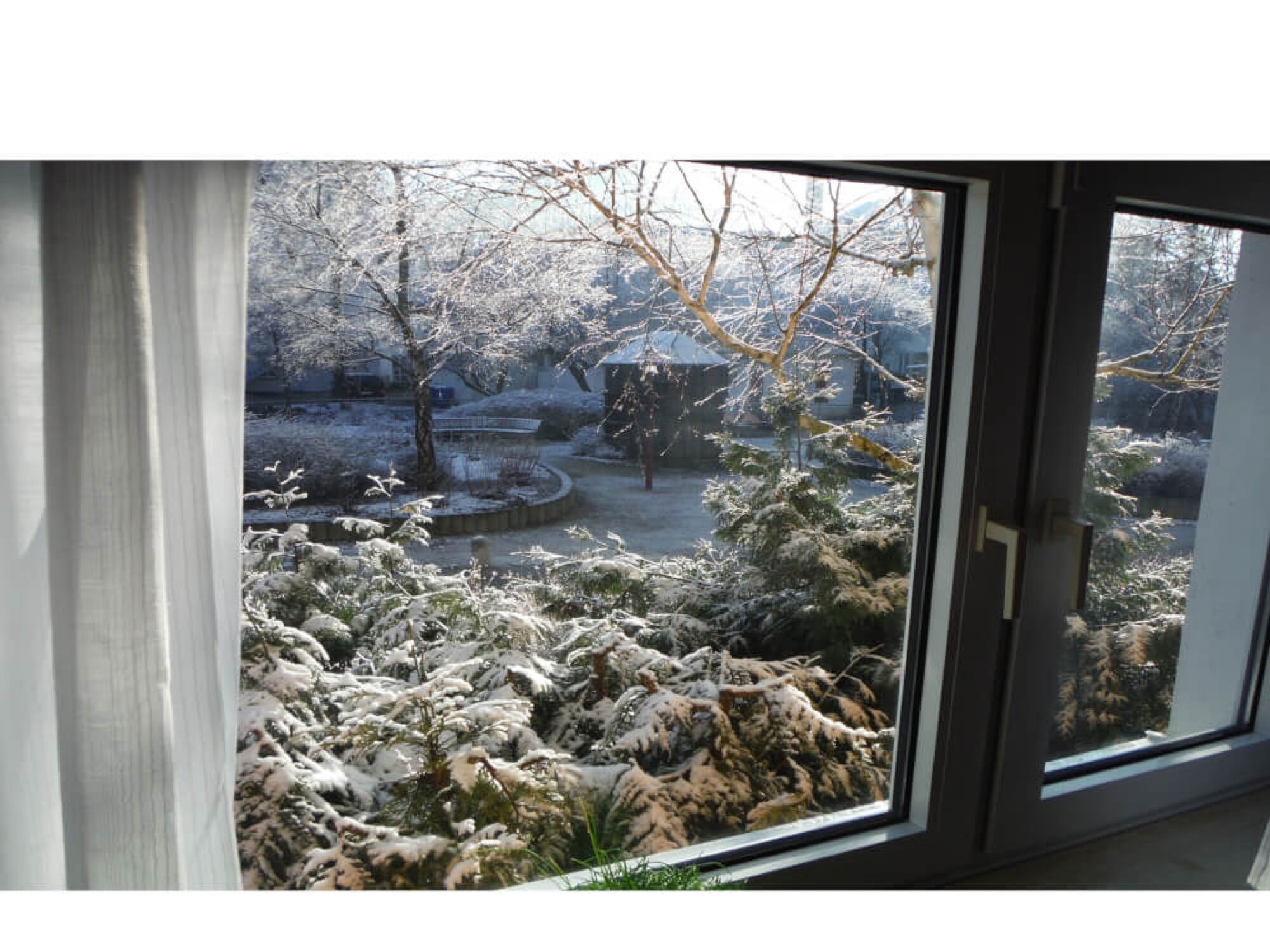 Uhlandsgarten im Winter