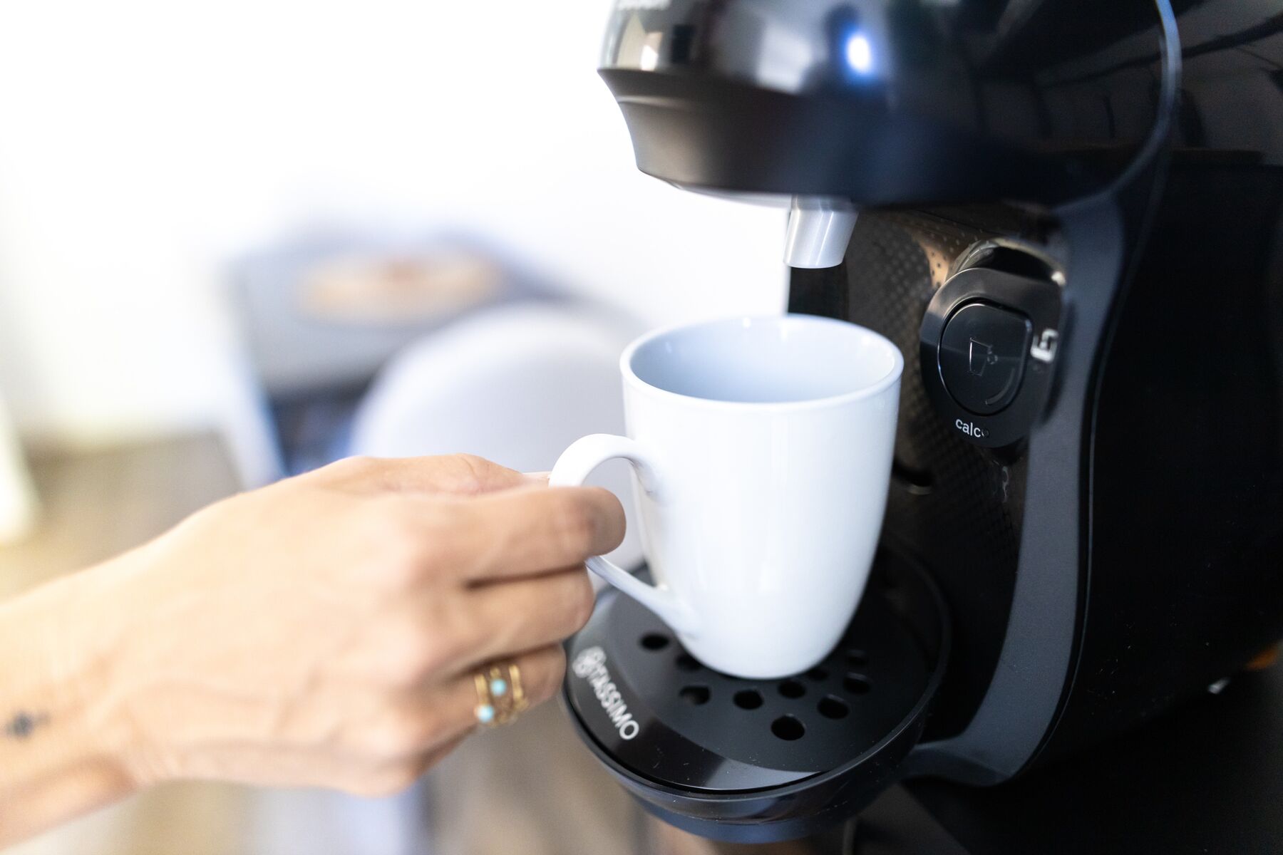 Kostenlose Kaffee- und Teeauswahl für den Start in den Tag.