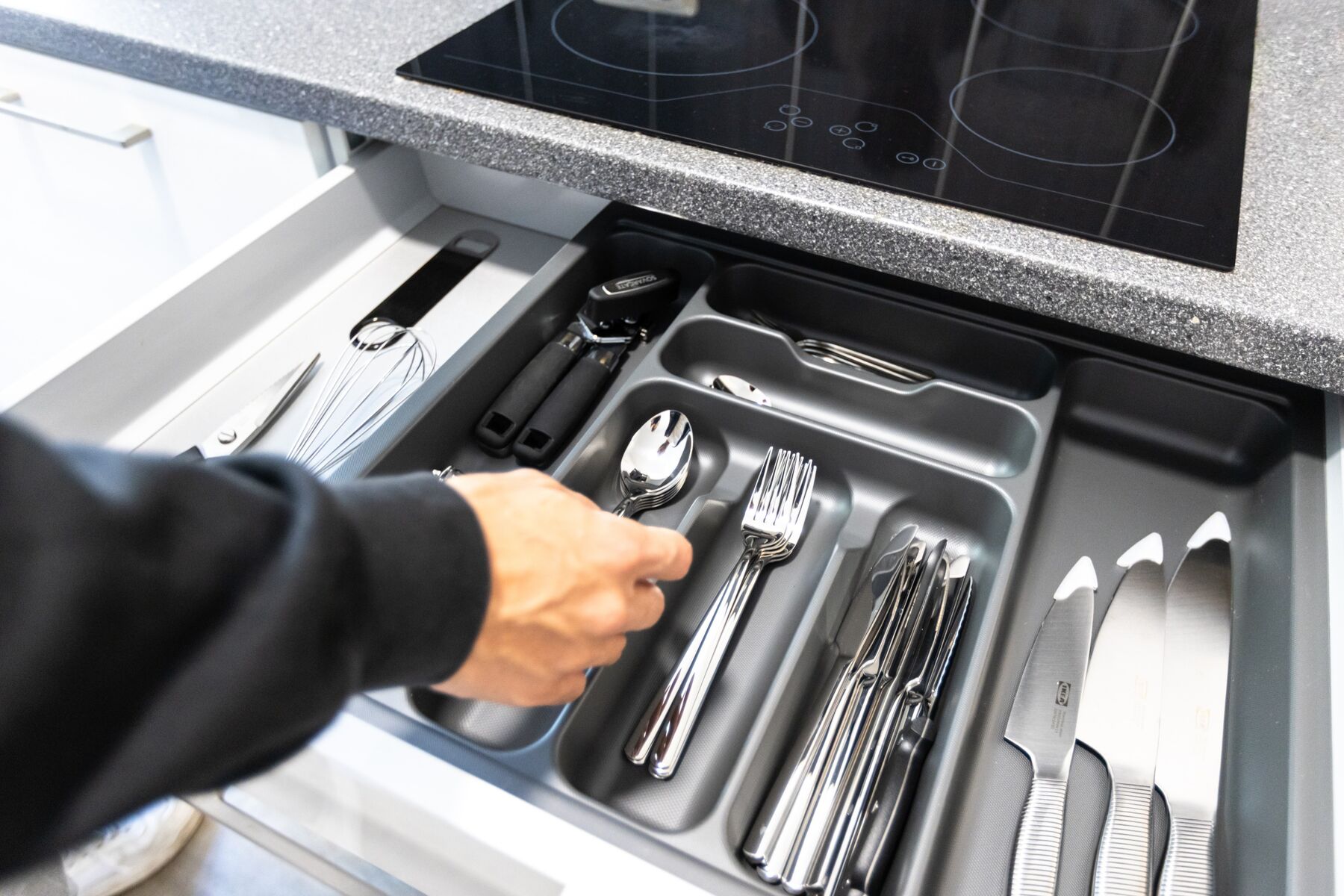 Kochen Sie bequem wie zuhause – mit kompletter Ausstattung.