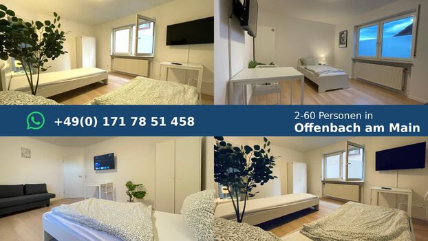 Komfortable Wohnung in Offenbach für bis zu 6 Personen Bild 1
