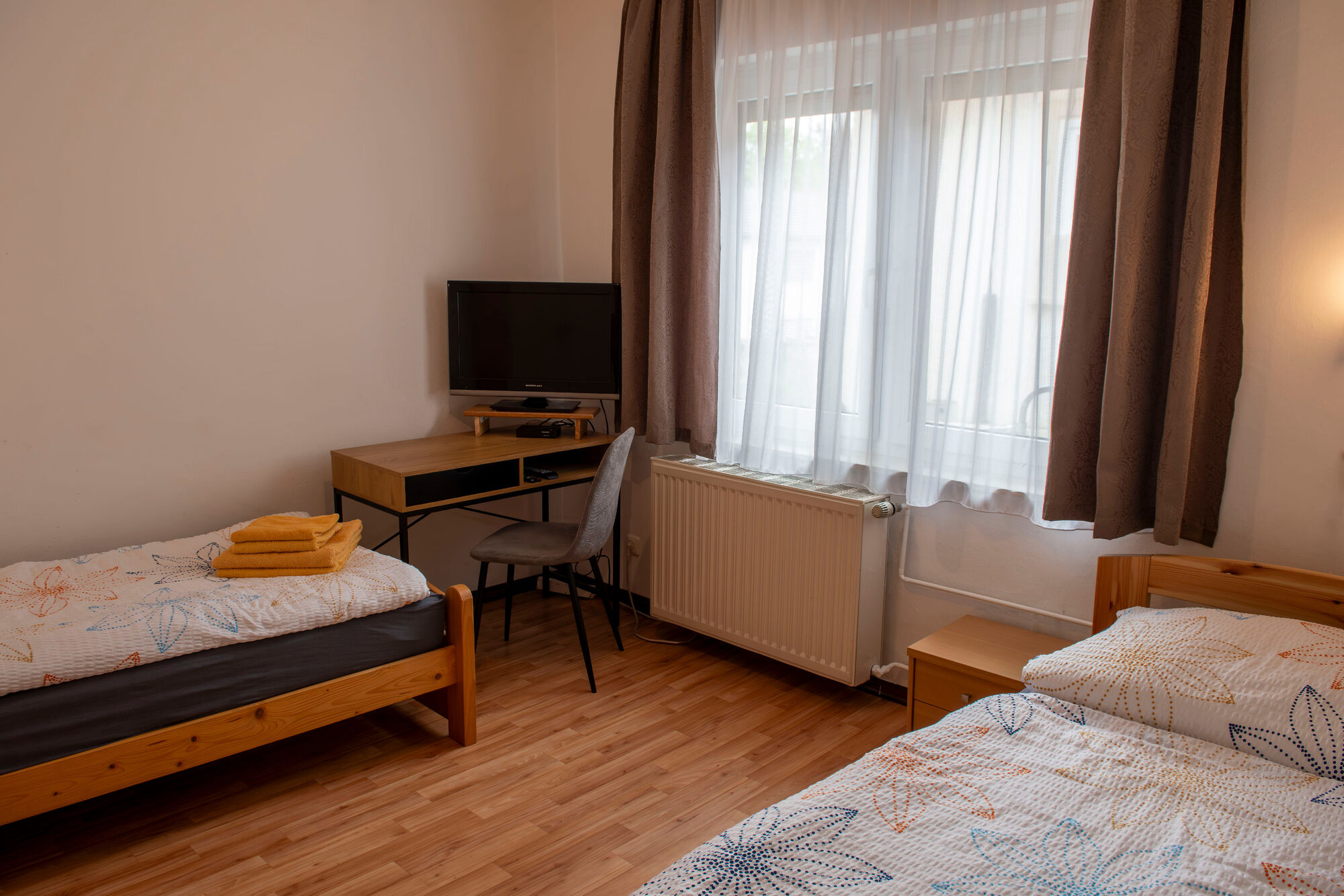 Zweibettzimmer in der Ferienwohnung