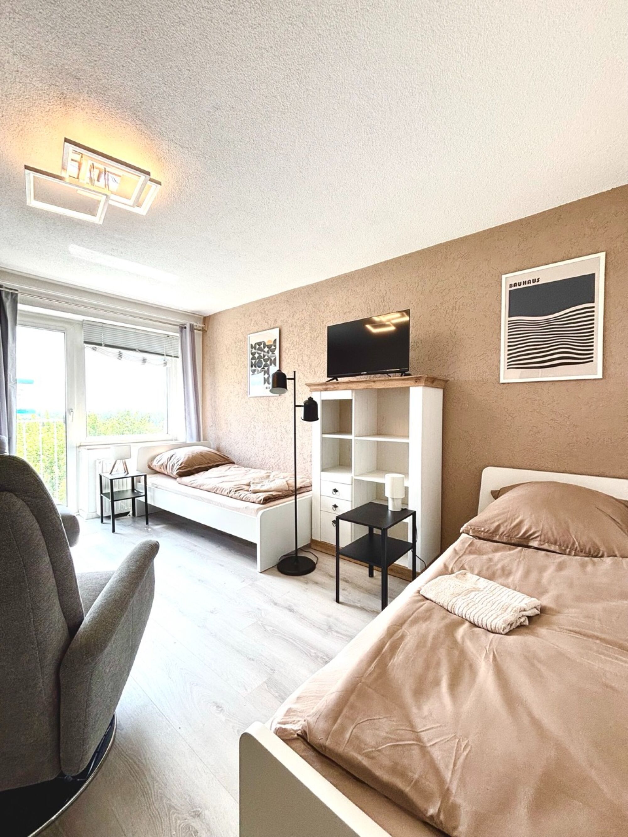 Schlafzimmer mit Einzelbetten