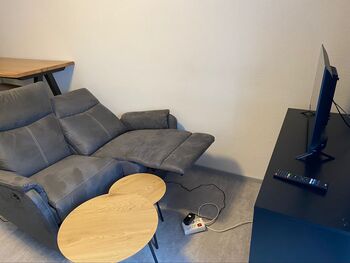 Couch mit Liegesessel