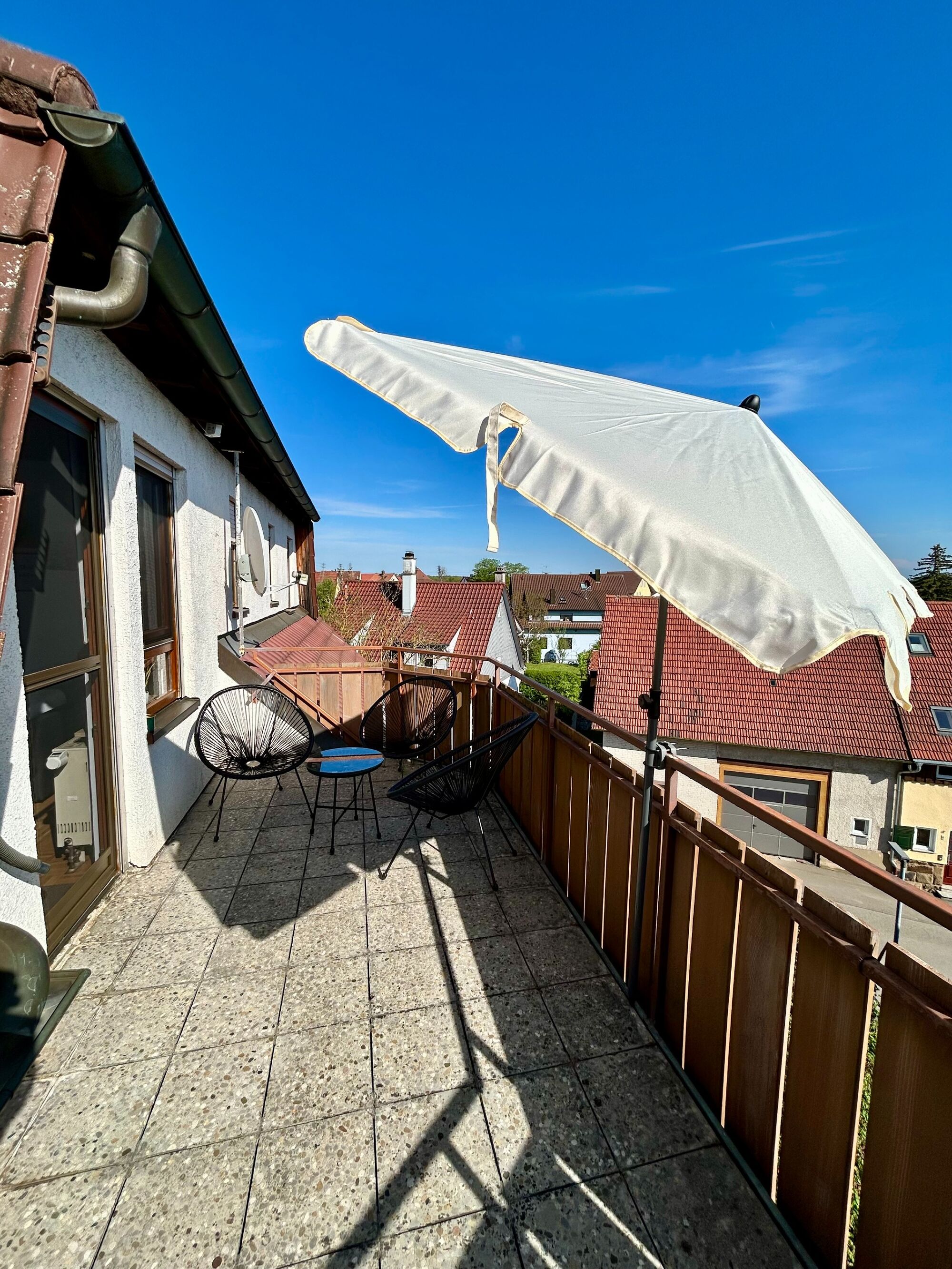 Großzügiger Balkon | Ideal für Raucher