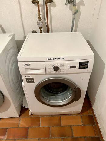 Eigene Waschmaschine im Keller