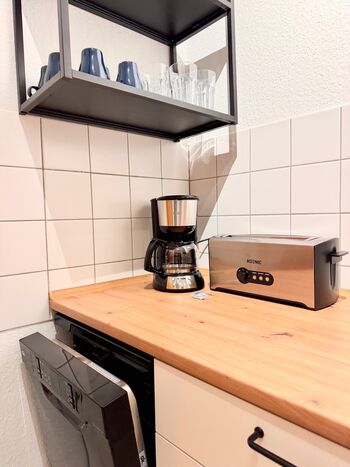 Voll ausgestattete Küche