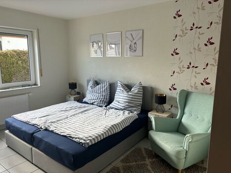 Schlafzimmer, getrennte Betten möglich