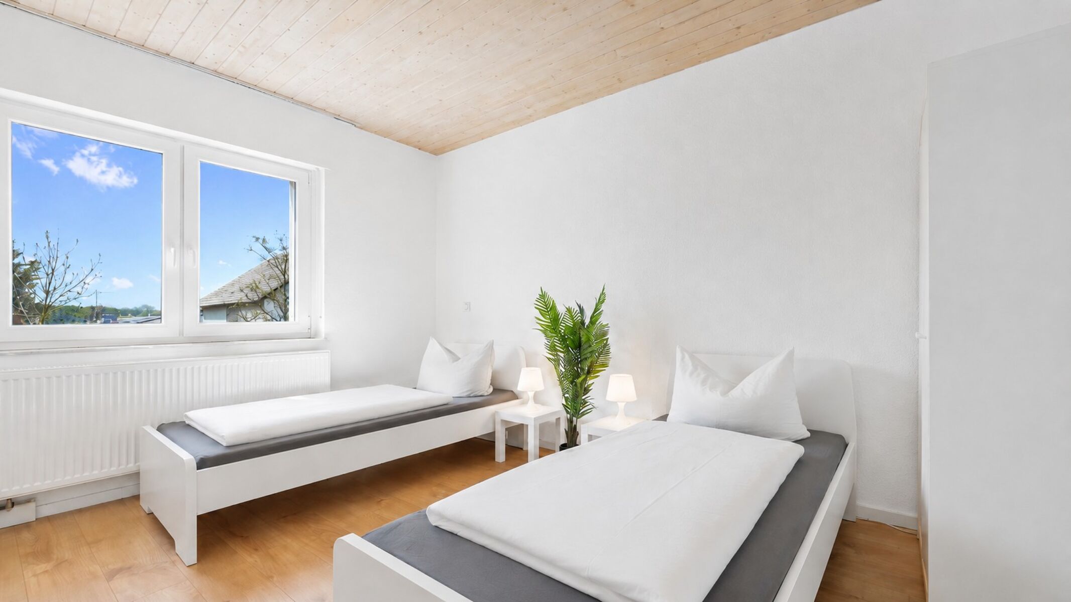 Doppelzimmer mit Einzelbetten