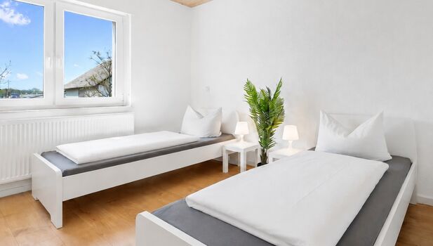 Doppelzimmer mit Einzelbetten