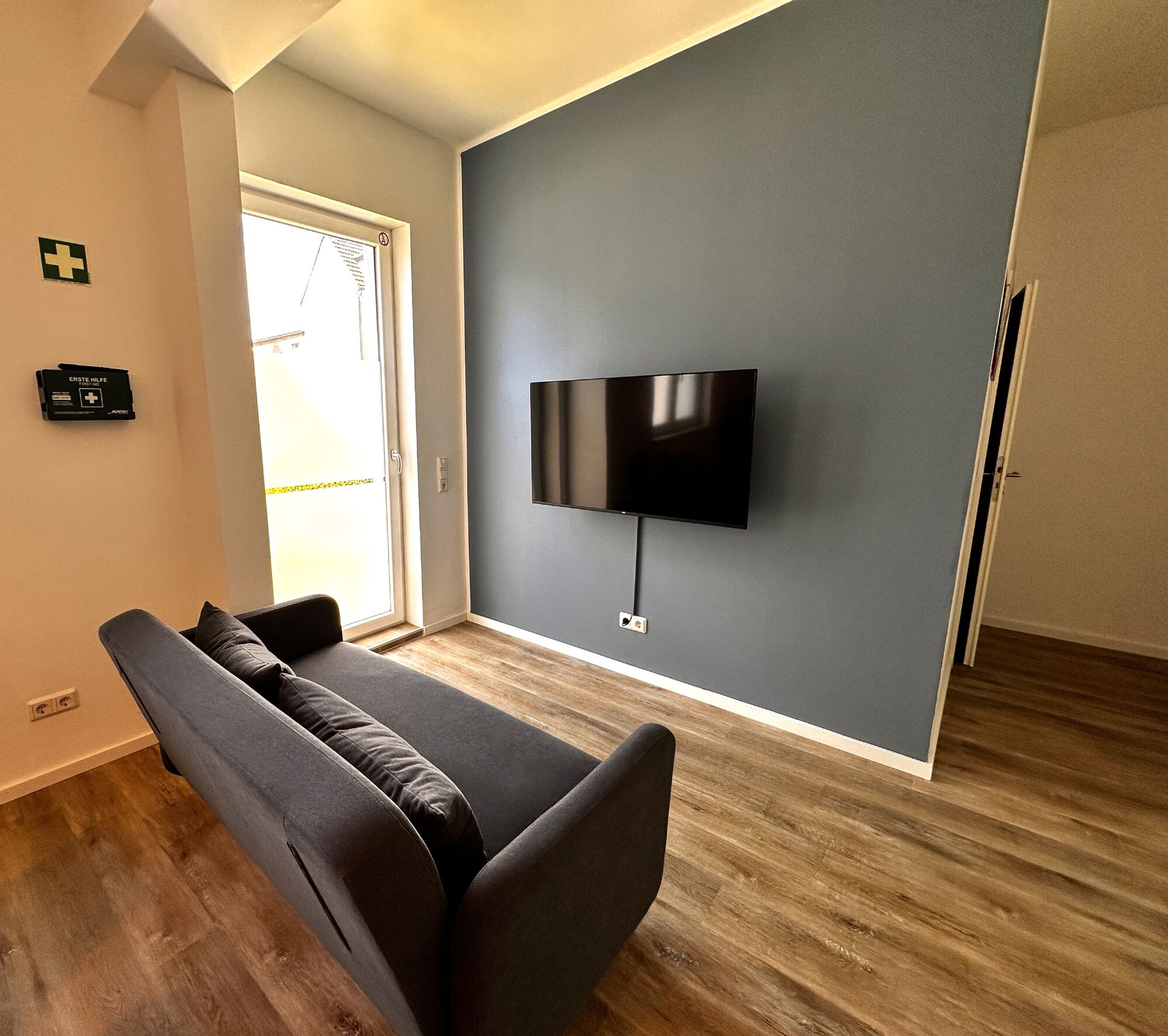 Sofa mit TV