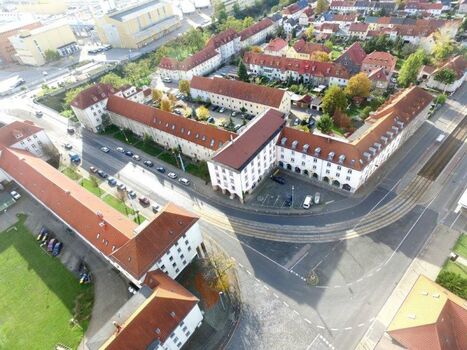 Luftbild Ecke Industrietor