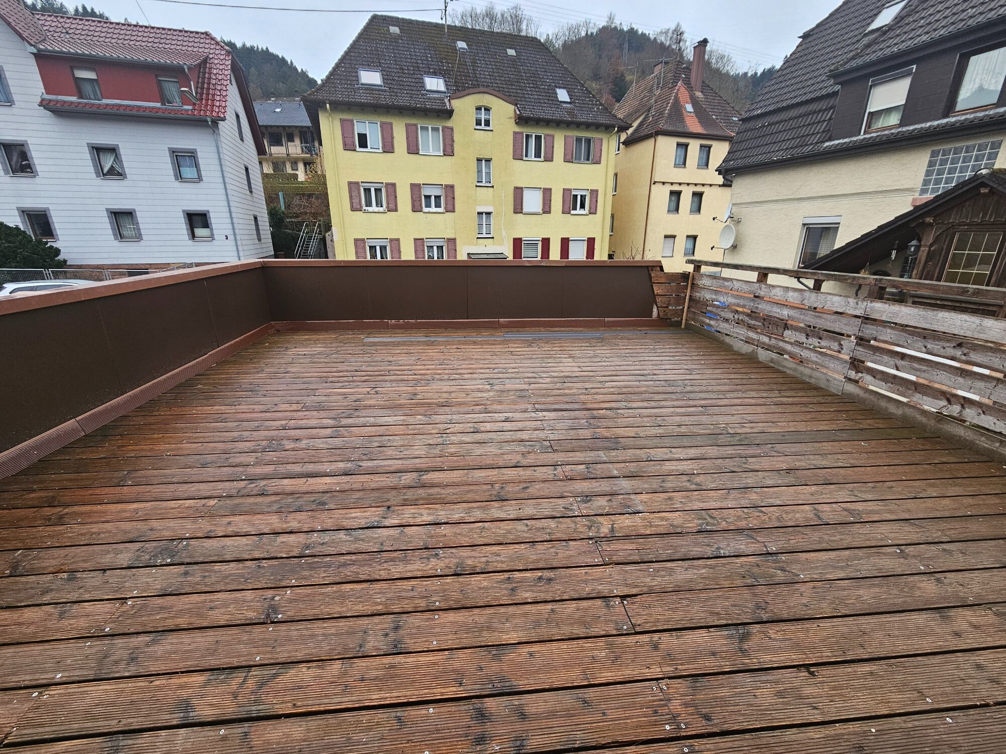 Sonnenterrasse bald mit Überdachung