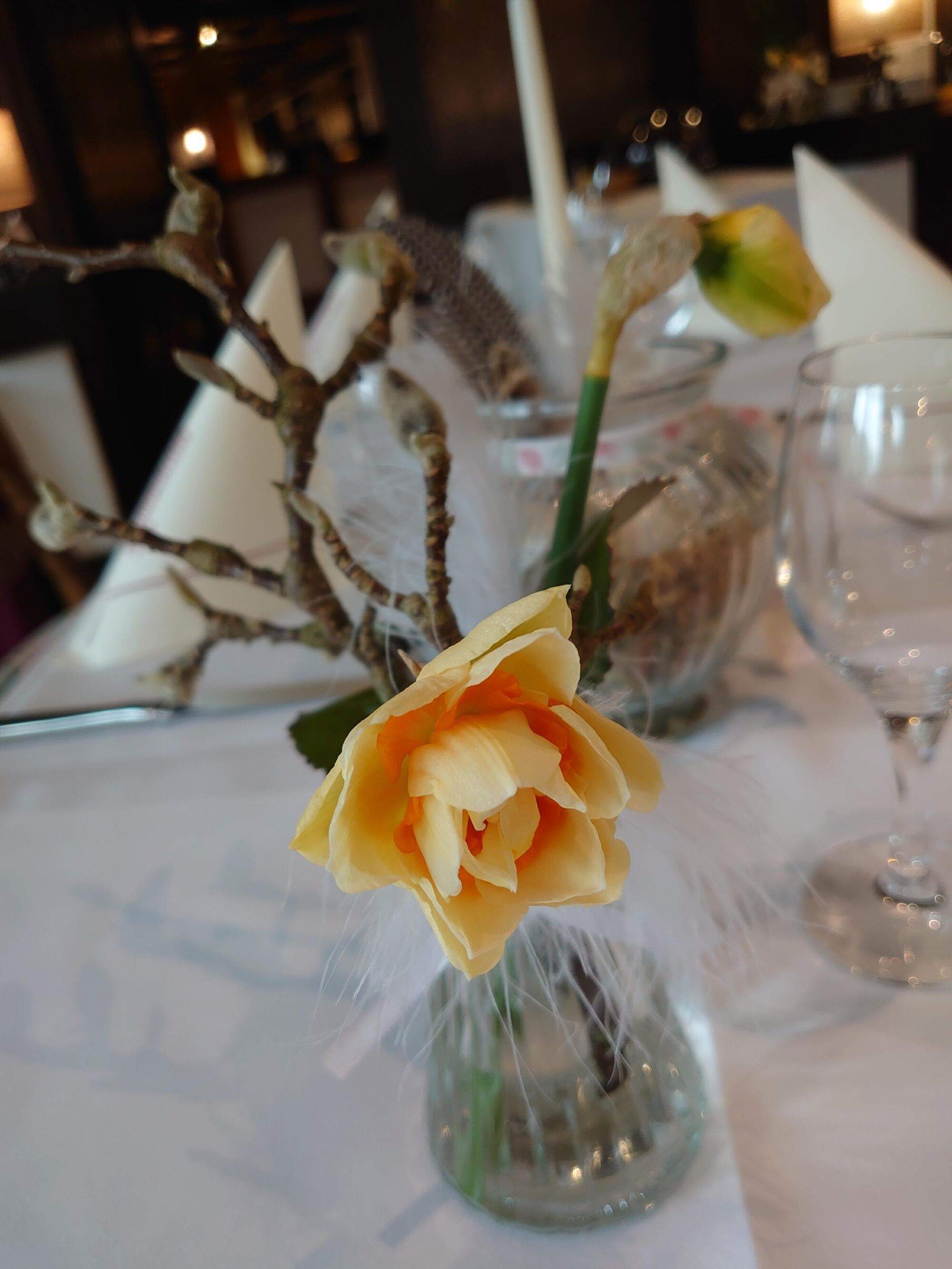 Tischdeko im Restaurant
