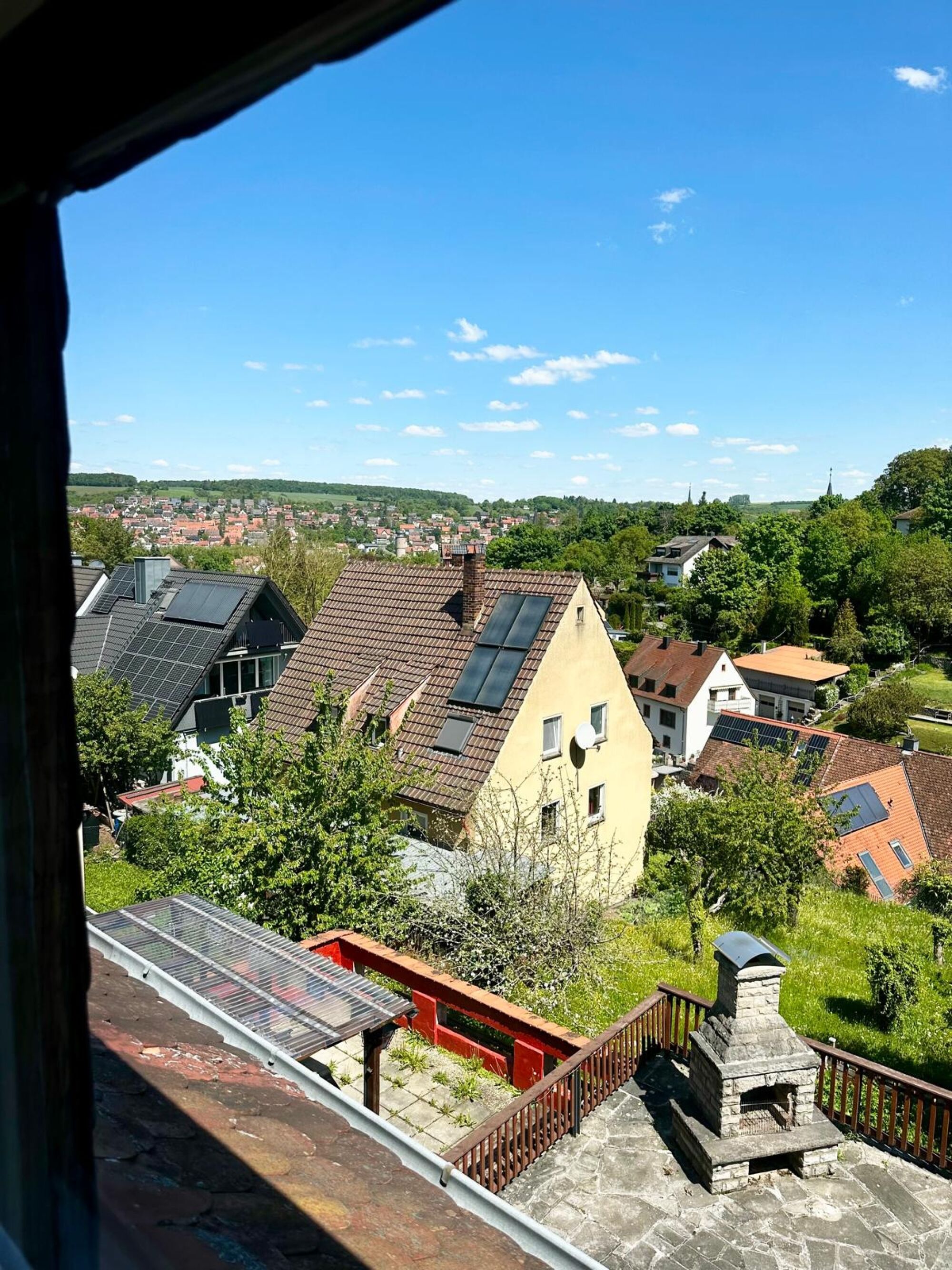 Aussicht aus der Wohnung