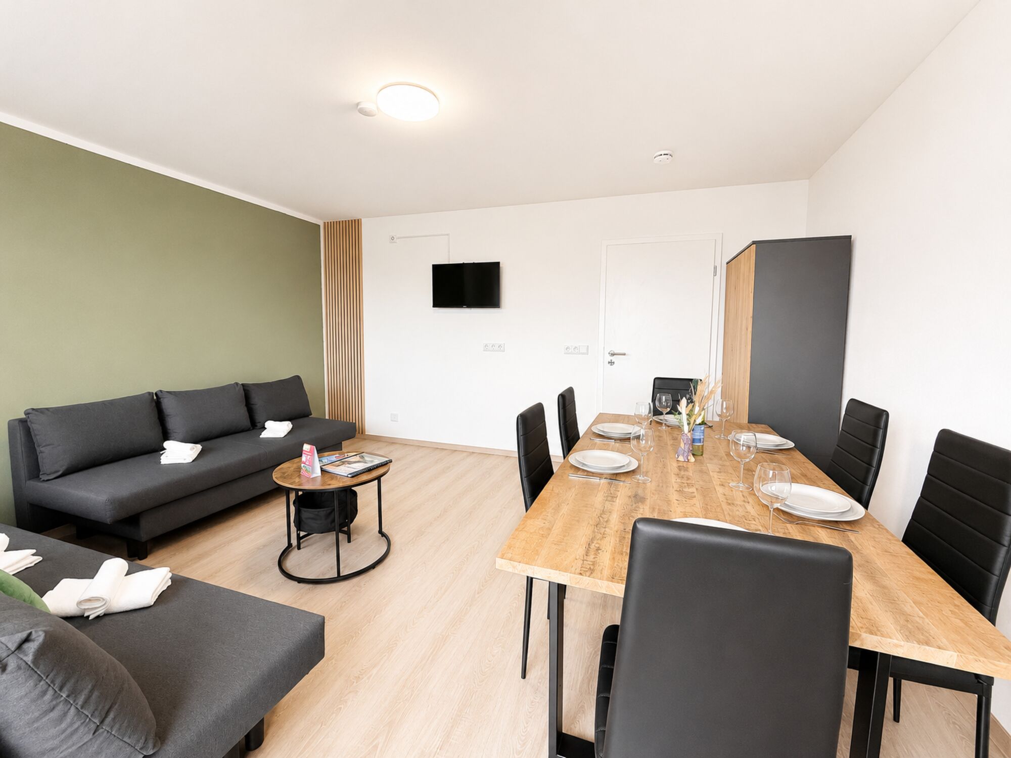 Wohn- und Schlafzimmer