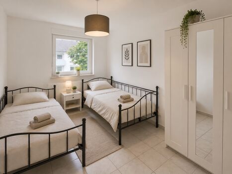 3-Zimmer Wohnung in Münster, 4 getrennte Betten Bild 2