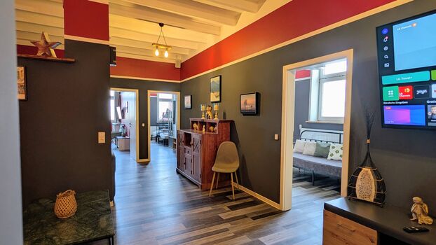 separate Eingänge die Zimmer