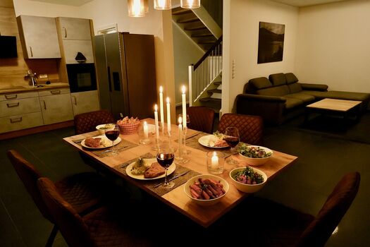 Modernes Ferienhaus bei Lüneburg – Terrasse, Grill Bild 1