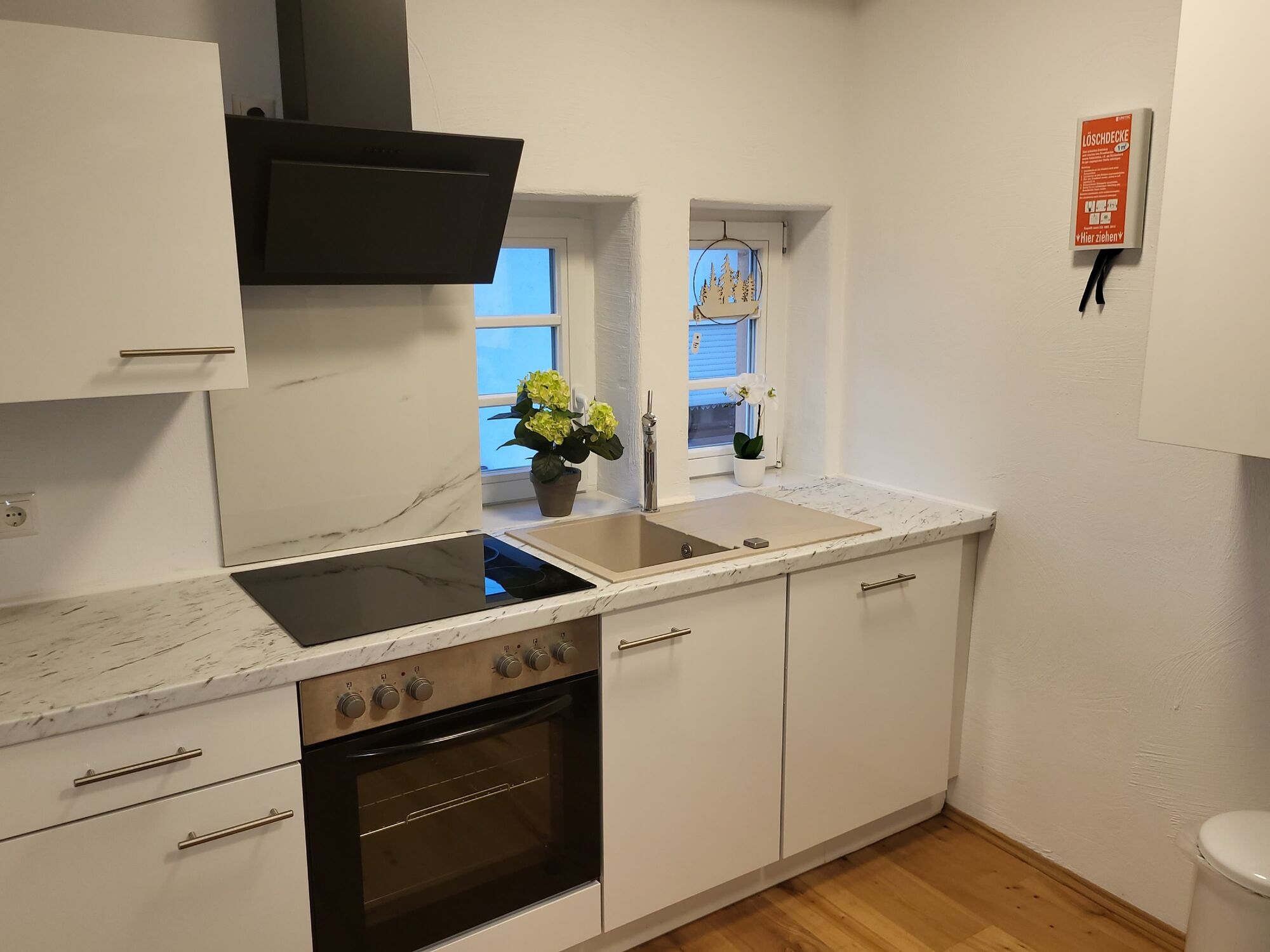 1. OG — Küche mit Kochfeld und Backofen / Kitchen, hob and oven