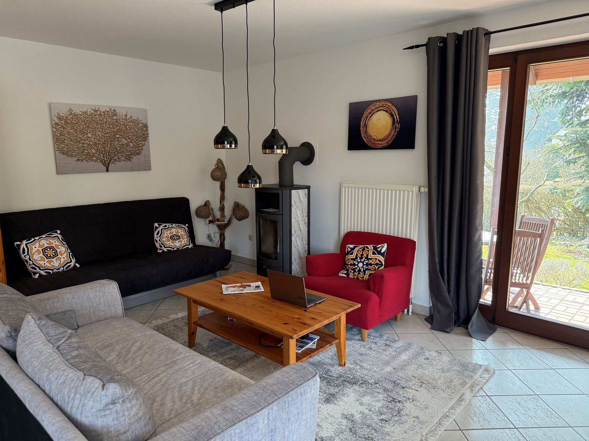 Wohnbereich große Wohnung EG