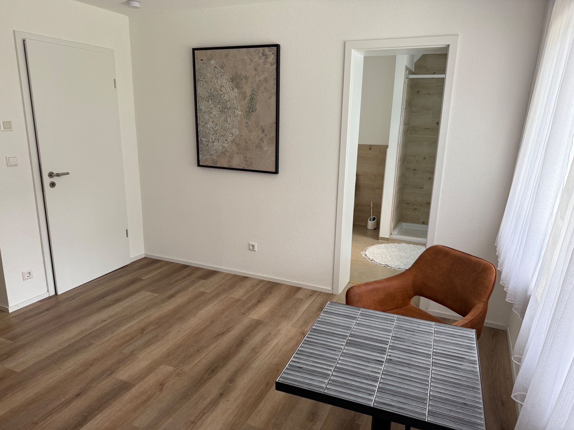 Einzelappartement mit Bad en Suite