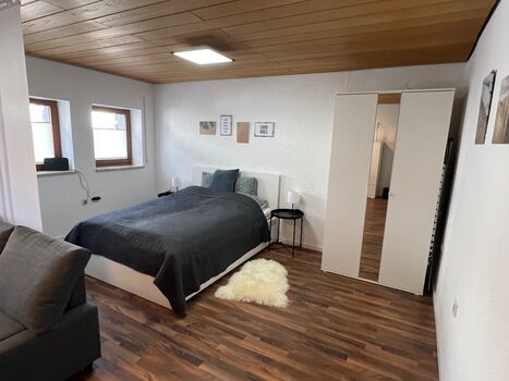 Wohn-Schlafzimmer Wohnung EG