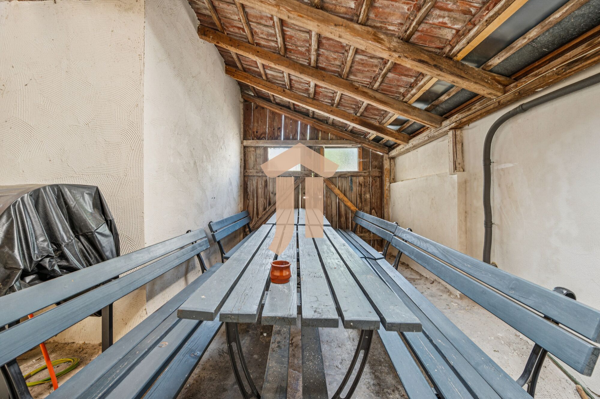 Schuppen Raucherbereich