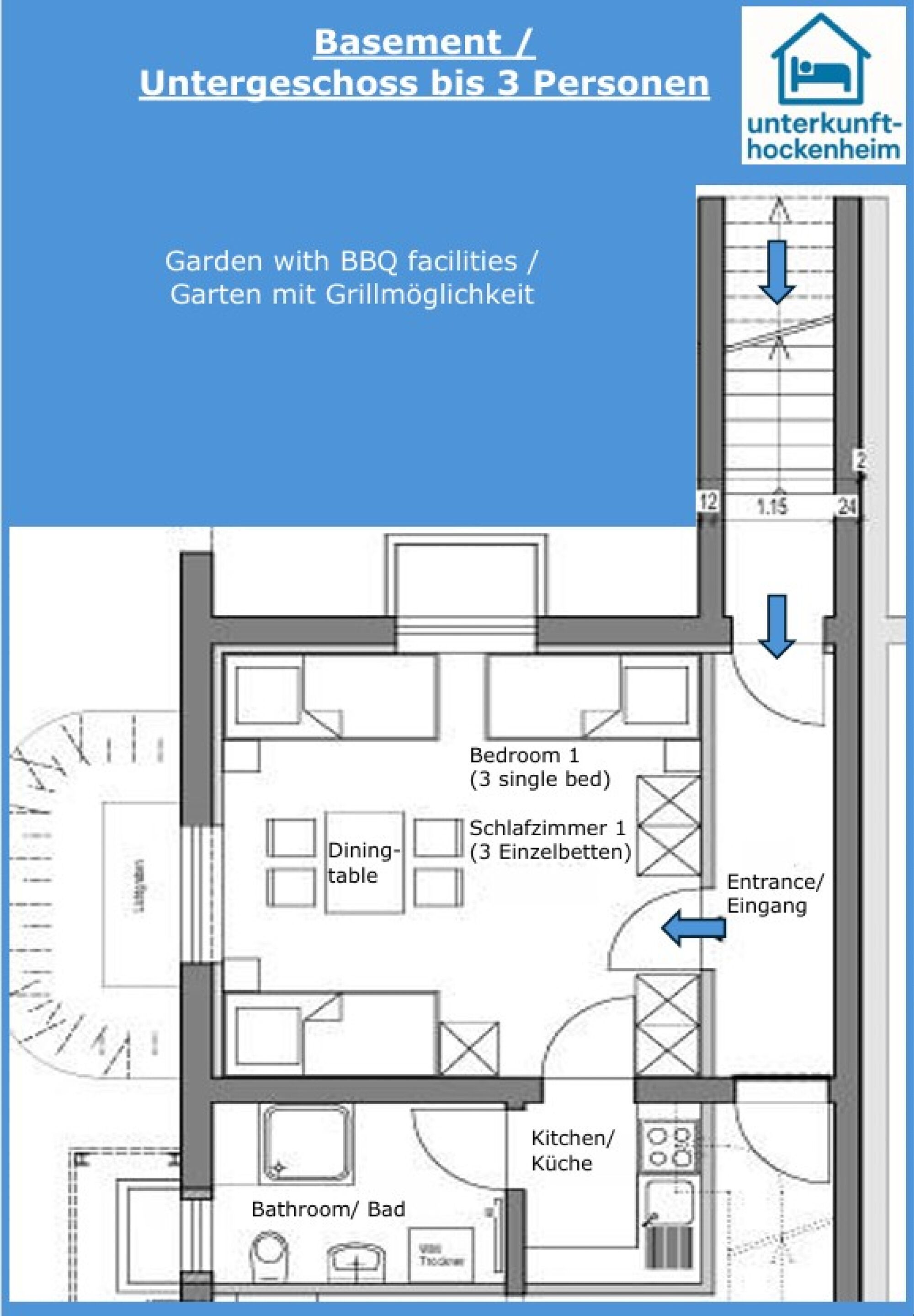 Aufteilung UG / Basement