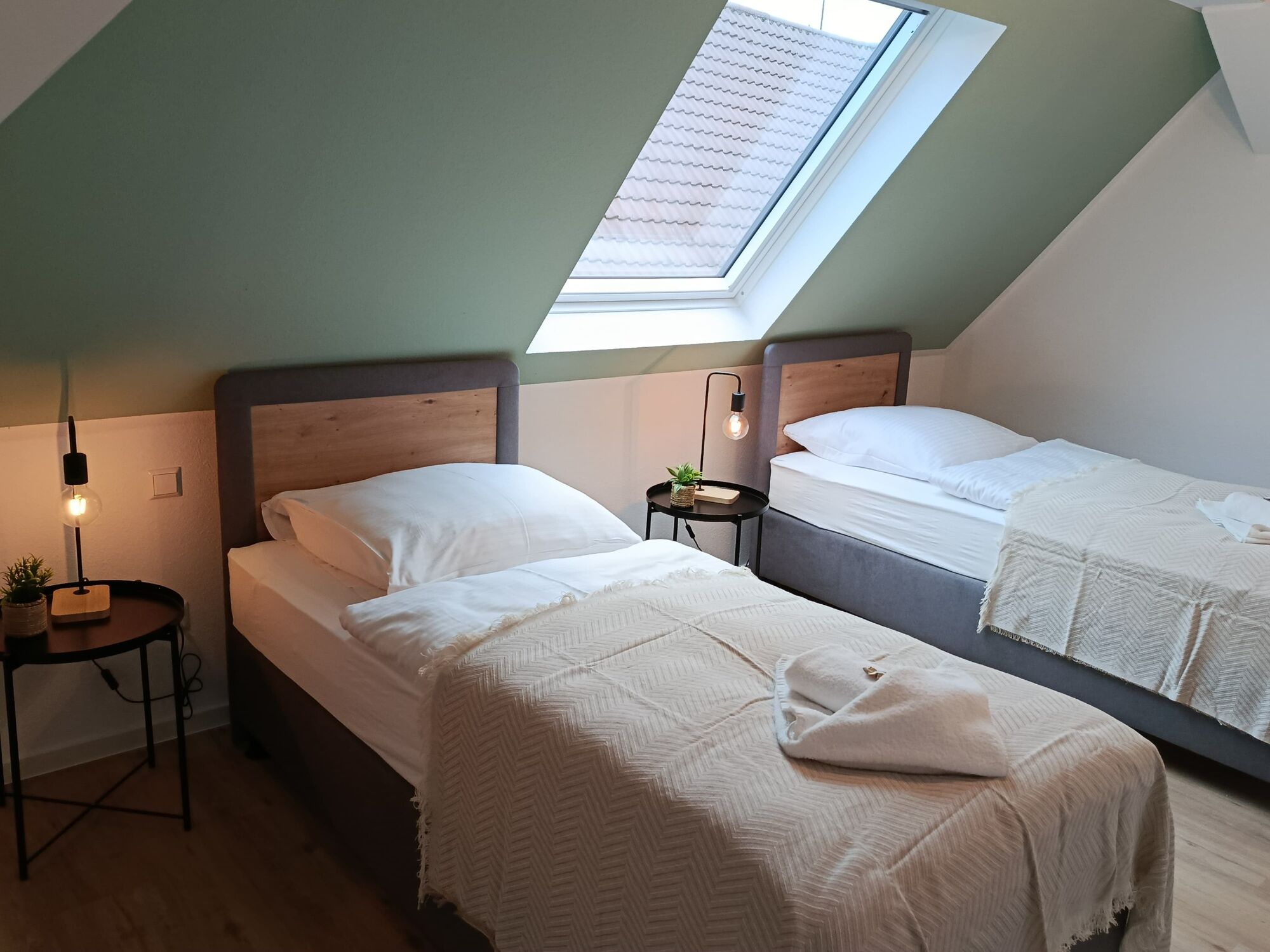 Doppelzimmer mit Einzelbetten