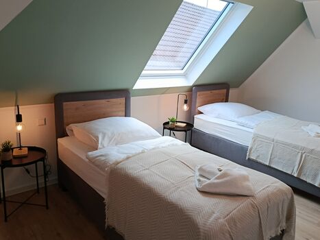 Doppelzimmer mit Einzelbetten