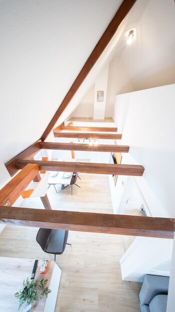 Wohnbereich von oben